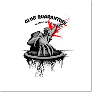 CLUB QUARANTINE HOME SCHOOL 2020 Posters and Art